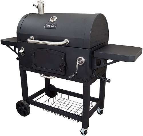 Compare Dyna-Glo DGN576DNC-D vs. Oklahoma Joe's 19302087 Judge Charcoal Grill