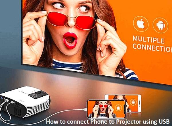 How to connect Phone to Projector using USB