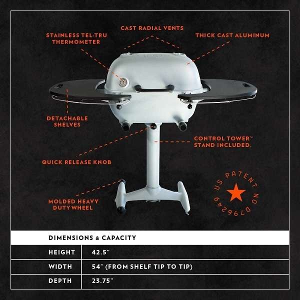 Key Features Of PK Grills PK360 Outdoor Charcoal Grill