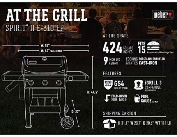 What Are The Key Features Of Weber 45010001 Spirit II E-310 Gas Grill What Are The Key Features Of Weber 45010001 Spirit II E-310 Gas Grill