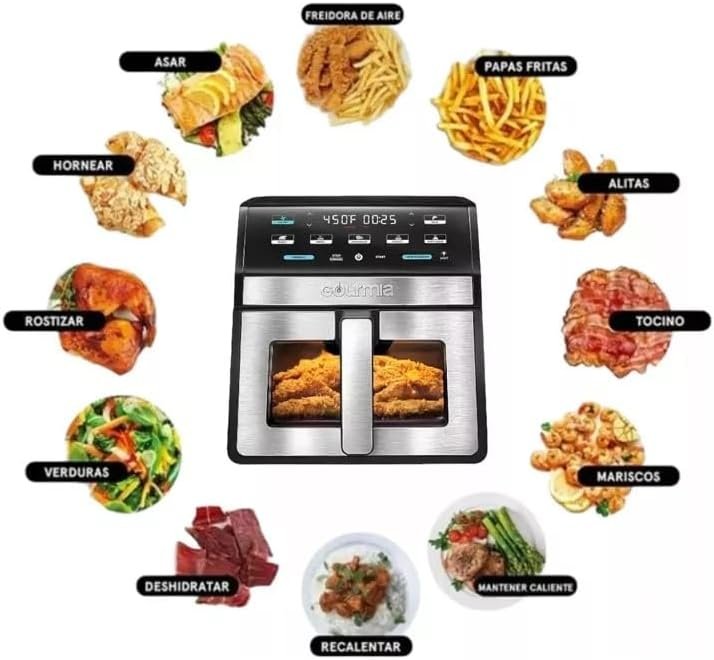 GOURMIA GAF858 – 8-Quart Digital Air Fryer with Window