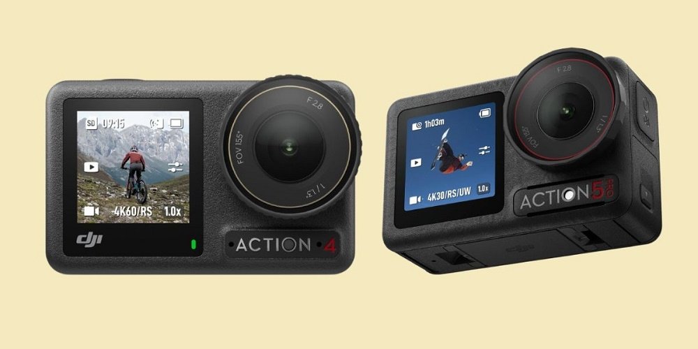 DJI Osmo Action 4 vs 5