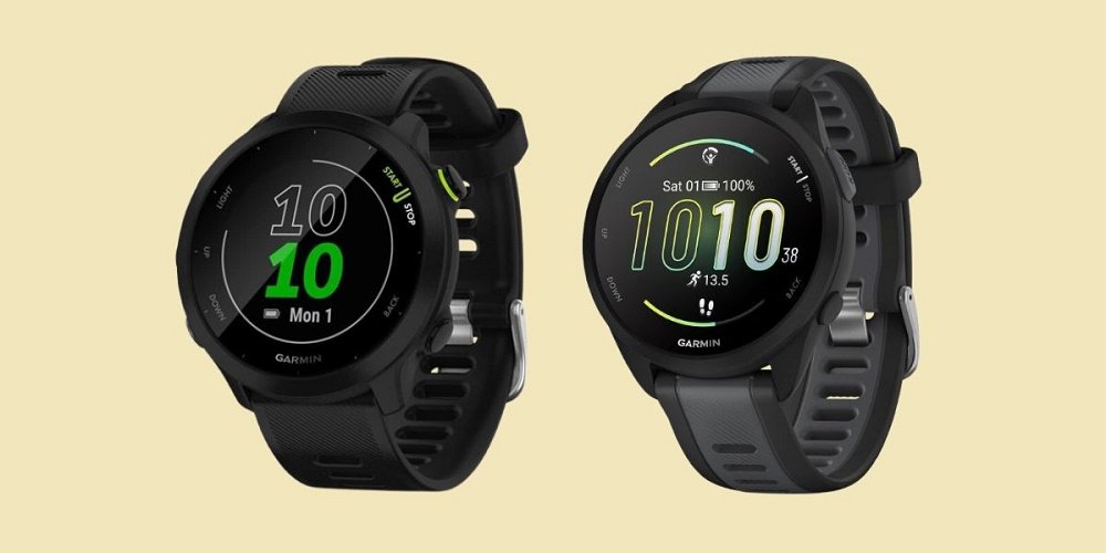 Garmin Forerunner 55 vs 165