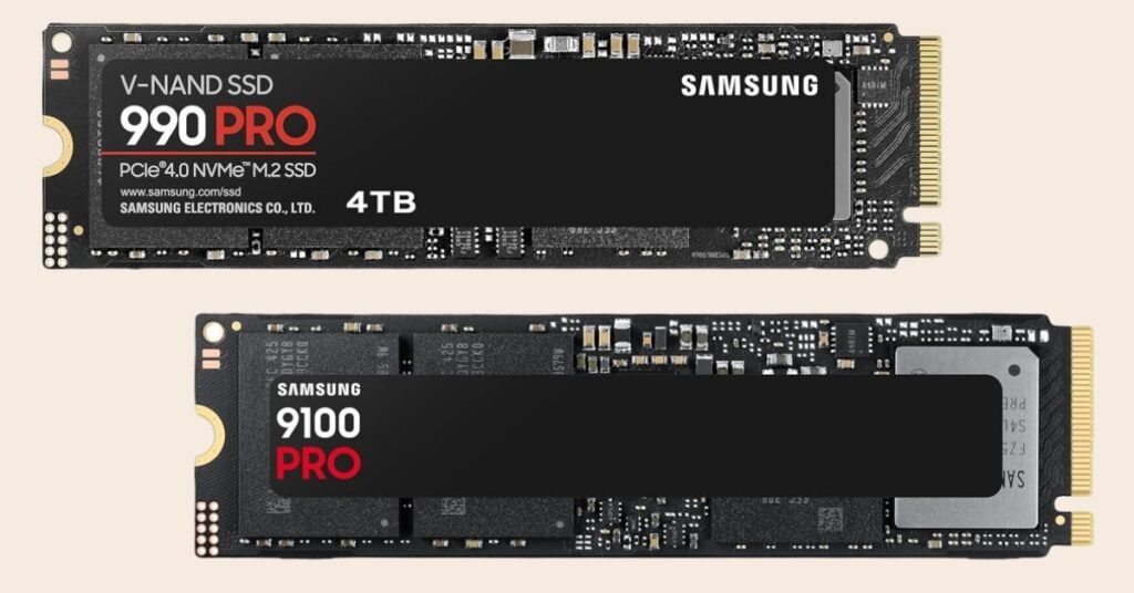 Samsung SSD 9100 Pro vs 990 Pro